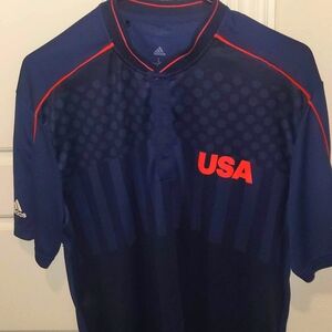 Adidas USA Golf polo - L